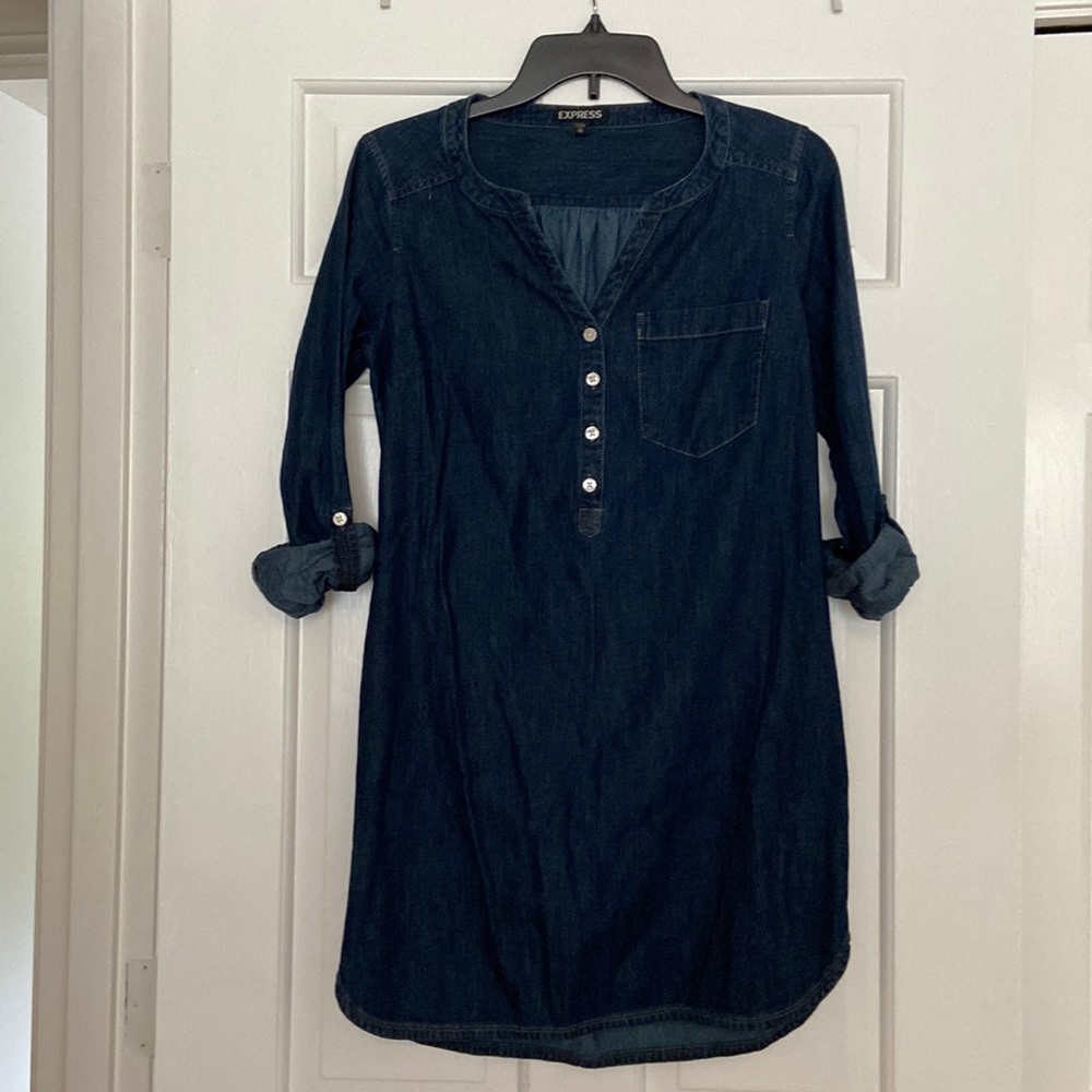 Express denim dress